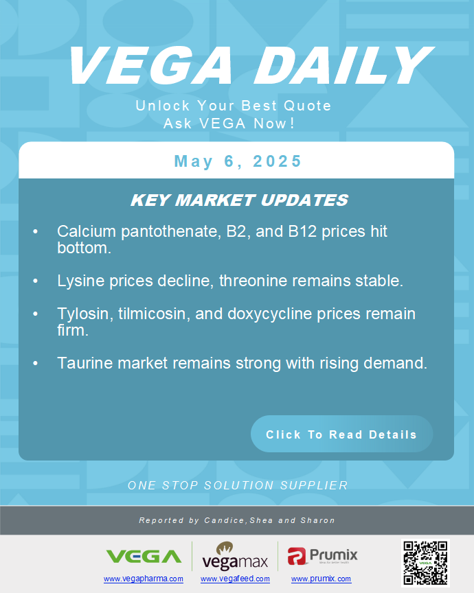 Vega Daily Dated on May 6th 2025 Vitamin Amino Acid APl Food Additives.png